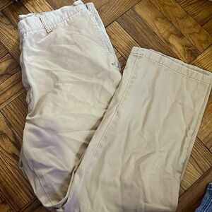 nautica relax fit khaki pants size: 36 x 30